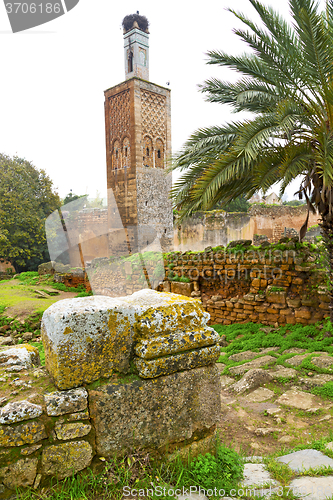 Image of    in morocco africa the old  monument and site