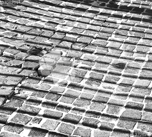 Image of abstract step   brick in  italy old wall and texture material th