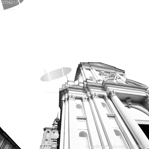 Image of building old architecture in italy europe milan religion       a