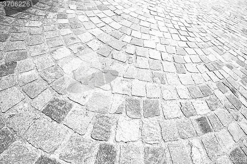 Image of  cracked  step   brick in  italy old wall and texture material t