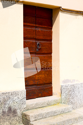 Image of detail    italy land and wood the historical gate