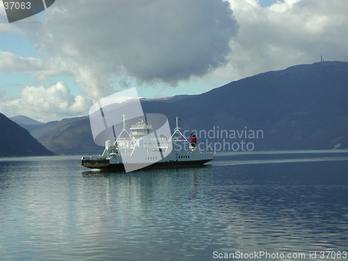 Image of Car ferry on Sognefjord