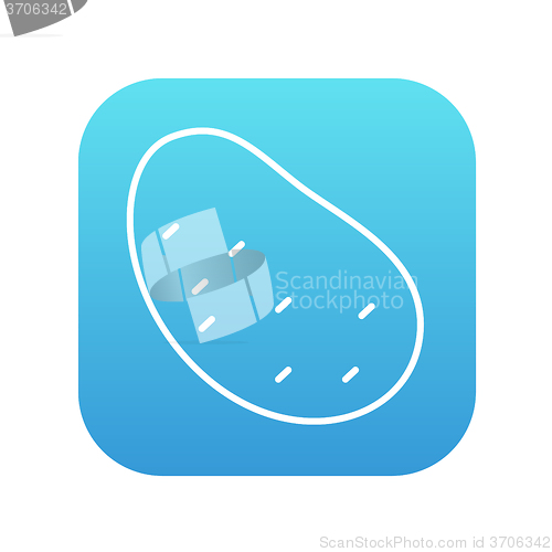 Image of Potato line icon.