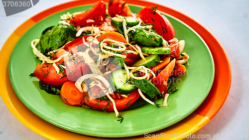 Image of Fresh salad with tomatoes