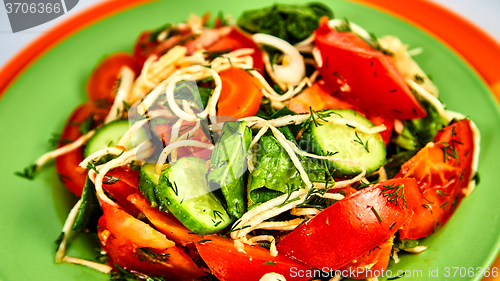 Image of Fresh salad with tomatoes