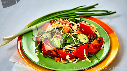 Image of Fresh salad with tomatoes
