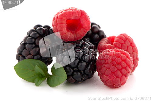 Image of Raspberry with blackberry 