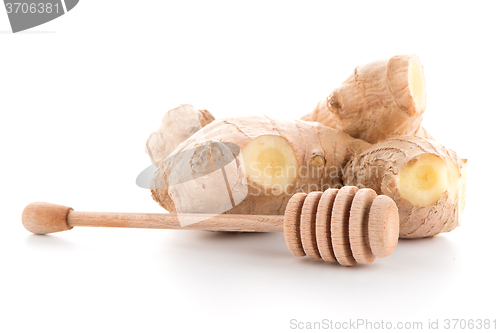 Image of Ginger root and drizzler