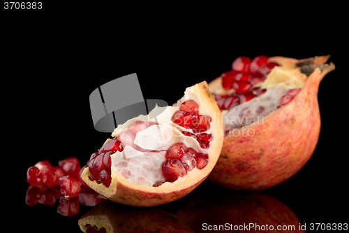 Image of Ripe pomegranate fruit