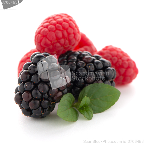 Image of Raspberry with blackberry 