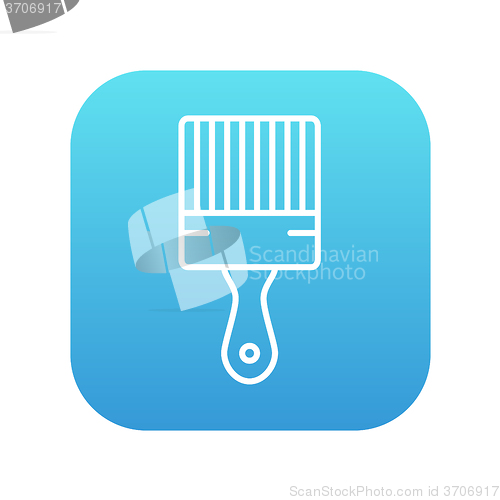 Image of Paintbrush line icon.