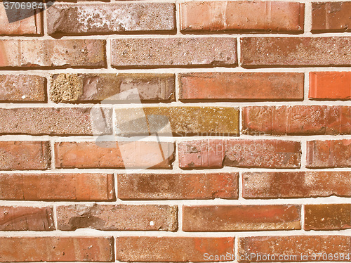 Image of Retro looking Brick wall