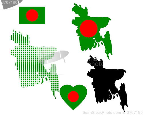 Image of Bangladesh map