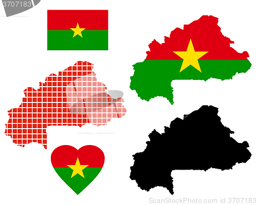 Image of Burkina Faso map
