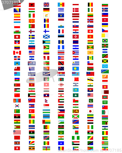 Image of flags of the world