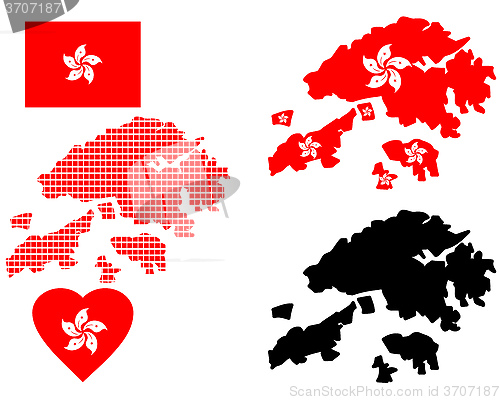 Image of Hong Kong map