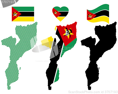 Image of map Mozambique