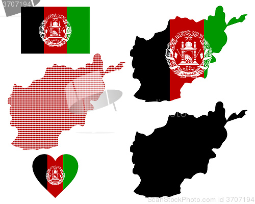 Image of map of Afghanistan