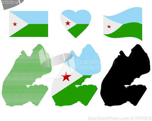 Image of map of Djibouti
