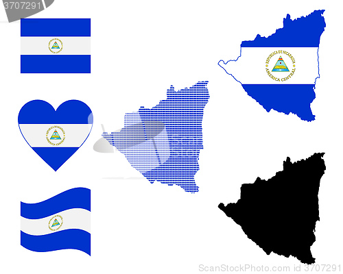 Image of Nicaragua map