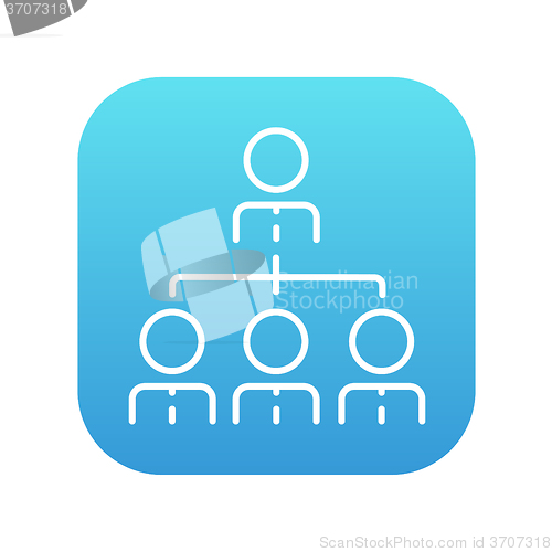 Image of Business team line icon.