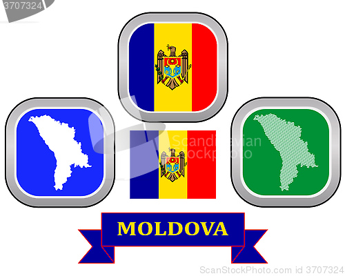 Image of map of Moldova