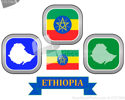 Image of map of Ethiopia