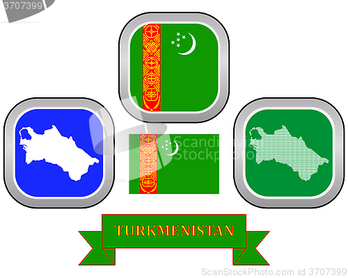 Image of symbol of Turkmenistan