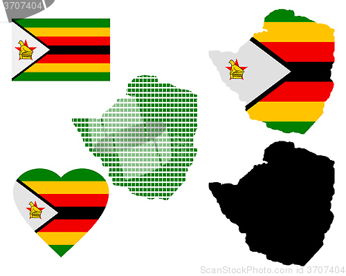 Image of Zimbabwe map