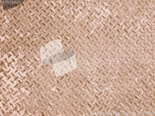 Image of Retro looking Diamond steel