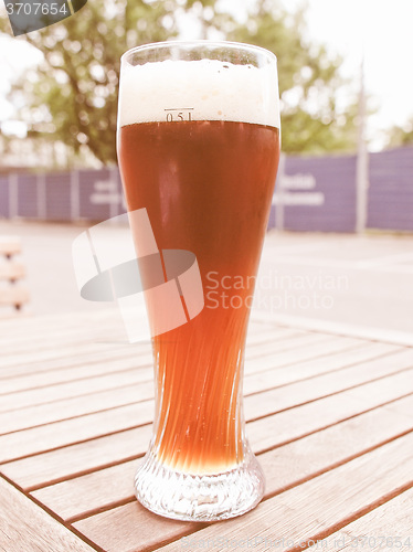 Image of Retro looking Weiss beer