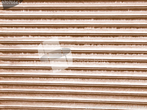 Image of Retro looking Corrugated steel