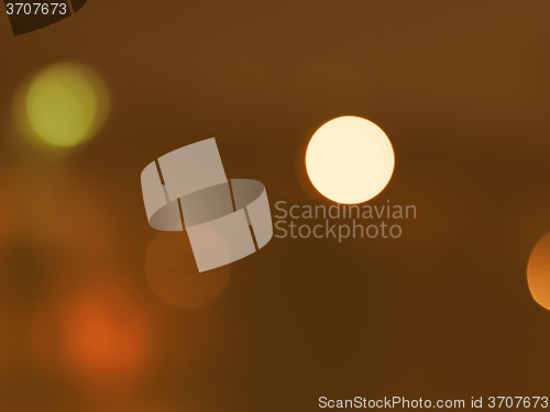 Image of Retro looking Abstract blurred bokeh