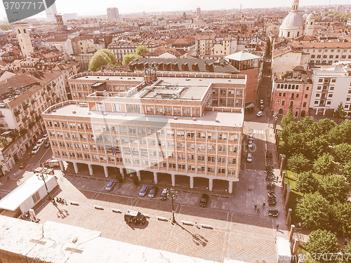 Image of Retro looking Turin municipal building