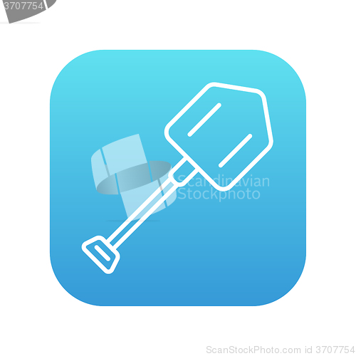 Image of Shovel line icon.