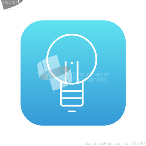 Image of Lightbulb line icon.