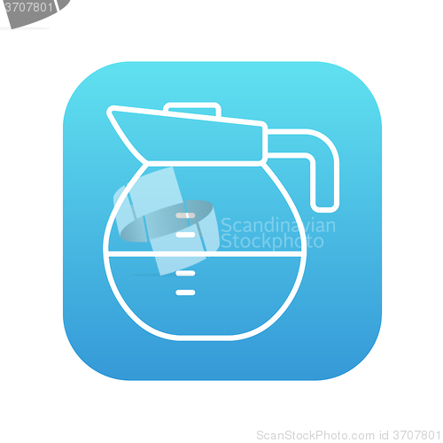 Image of Carafe line icon.