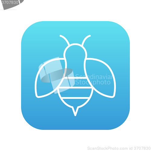 Image of Bee line icon.