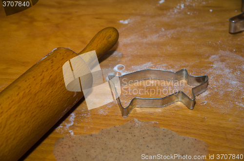 Image of Ginger bread baking equipment