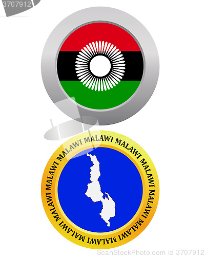 Image of button as a symbol  MALAWI