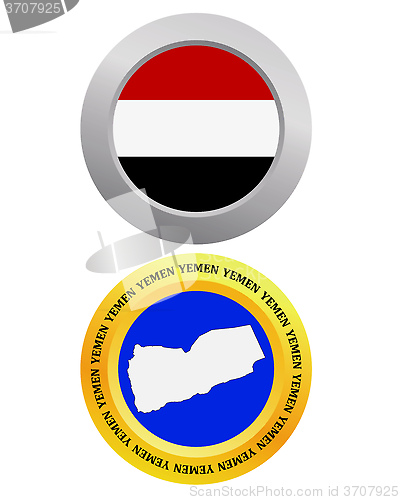 Image of button as a symbol  YEMEN