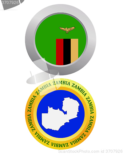 Image of button as a symbol  ZAMBIA