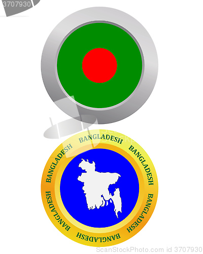 Image of button as a symbol BANGLADESH
