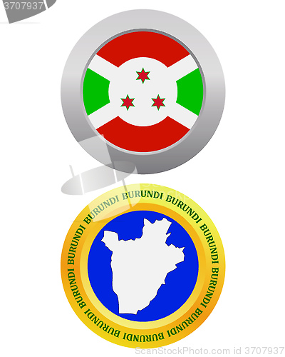 Image of button as a symbol BURUNDI