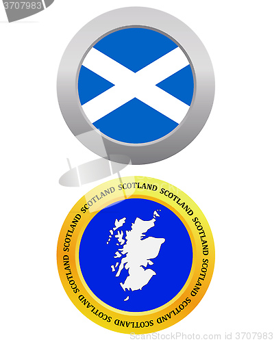 Image of button as a symbol map SCOTLAND