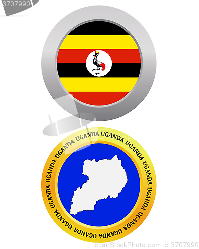 Image of button as a symbol map UGANDA