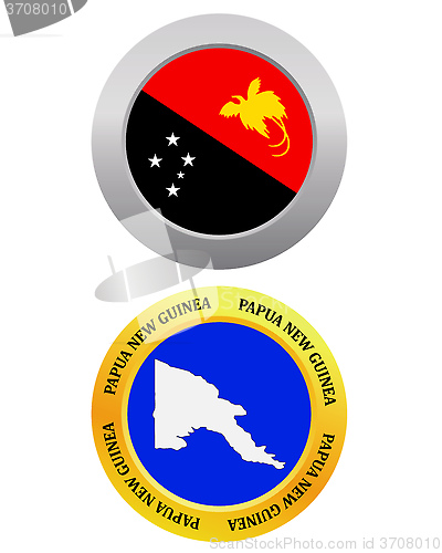 Image of button as a symbol PAPUA NEW GUINEA