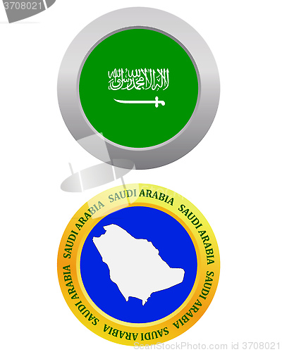 Image of button as a symbol SAUDI ARABIA