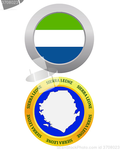 Image of button as a symbol SIERRA LEONE