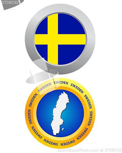 Image of button as a symbol SWEDEN